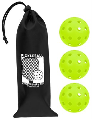 Outdoor 3 Ball Pickleball Set