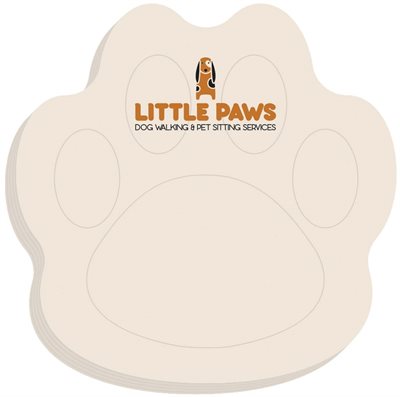 Paw Shaped Adhesive Note