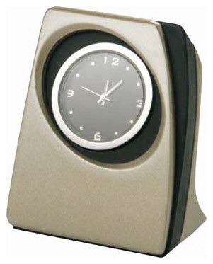 Pearl Nickel Desk Clock