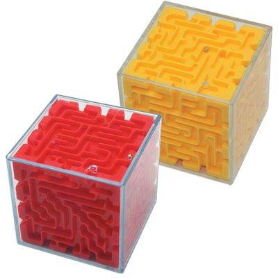 Plastic Cube Maze Puzzle