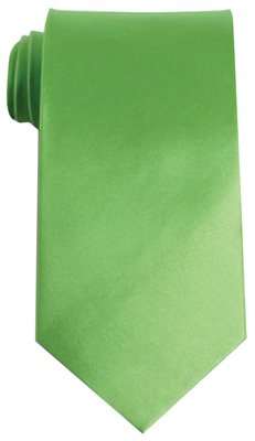 Polyester Tie In Lime