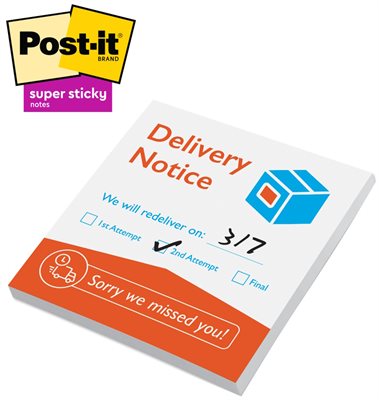 Post-it® 2 3/4" x 3" Super Sticky Notes