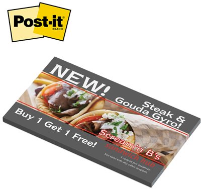 Post-it® 3" x 5" Full Colour Notes