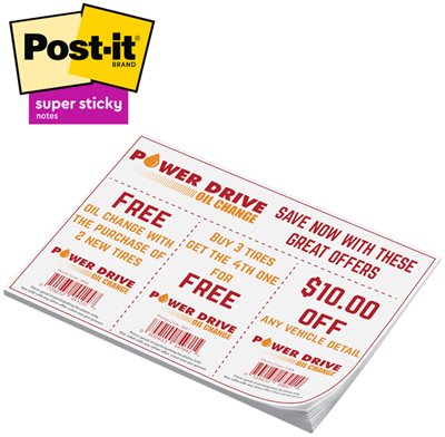 Post-it® 6" x 8" Super Sticky Notes