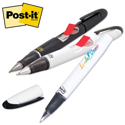 Post-it® Combo Flag & Black Ink Pen