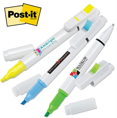 Post-it® Combo Pen Highlighter & Flag