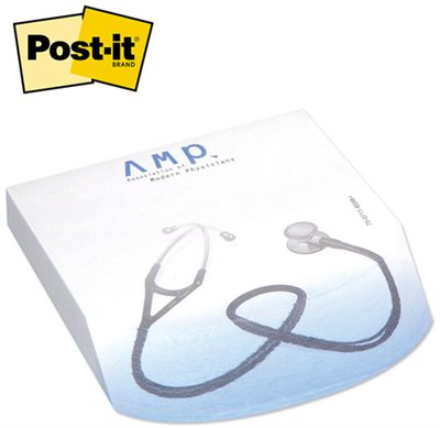 Post-it® Rounded Small Angled Note Pad