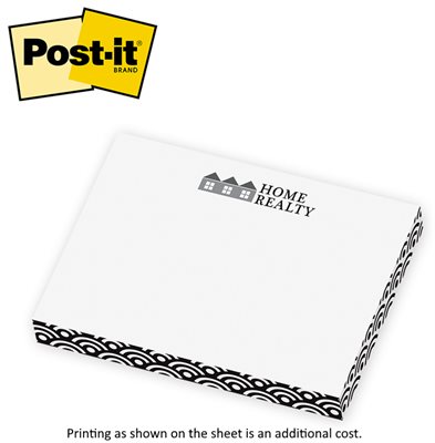 Quarter Post-it® 3" x 4" Rectangular Cube