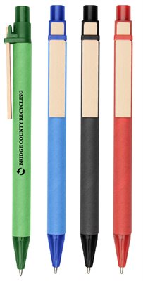 Quest Colour Barrel Cardboard Paper Pen