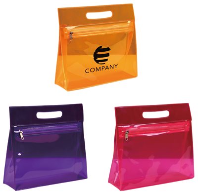 Radiance Holographic Transparent Cosmetic Bag