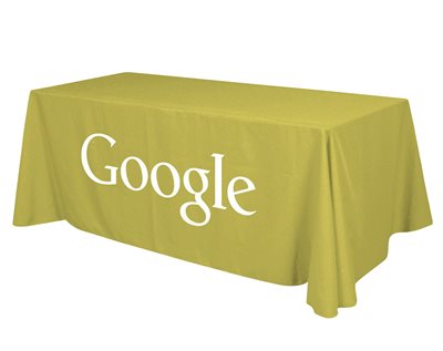 Rectangular 8ft 4-Side Throw Tablecloth