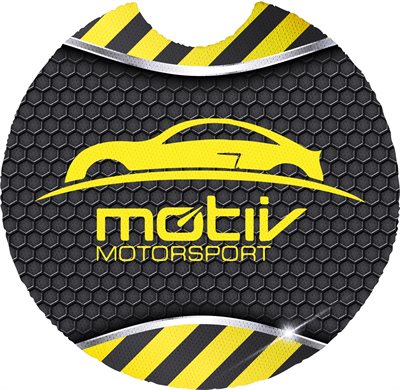 Recycled Rubber Vehicle Coaster