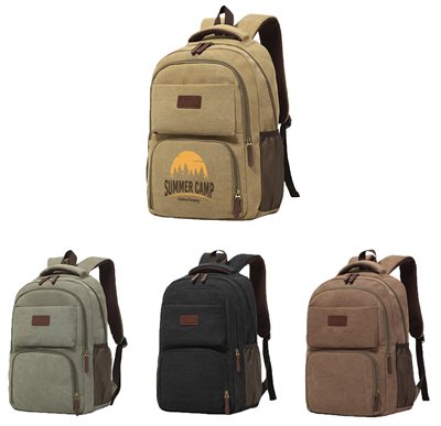 Regalis Canvas Laptop Backpack
