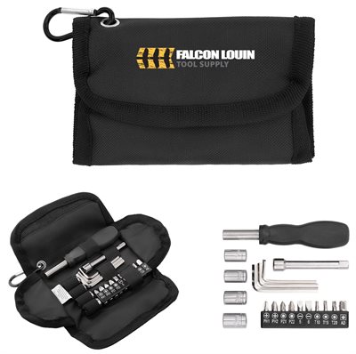 Roscoe 19-Piece Tool Set With rPET Case