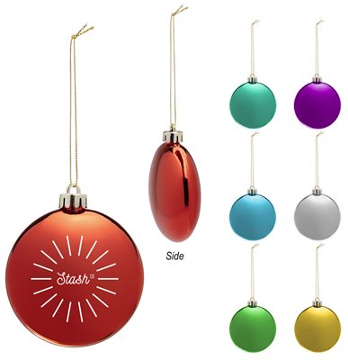 Round Disc Christmas Tree Ornament