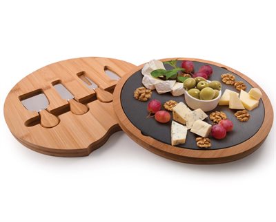 Shala Bamboo Slate Cheese Board