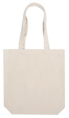 Shoptastic Natural Canvas Tote Bag