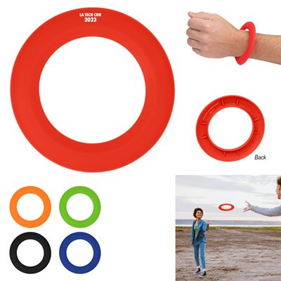 Silicone Bracelet Flying Disk