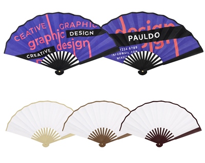 Silk Cloth Bamboo Hand Fan