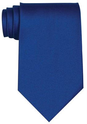 Silk Tie In Royal Blue