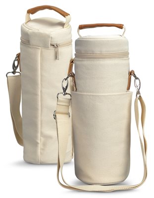 Silva Cotton Canvas Single Wine Cooler Bag