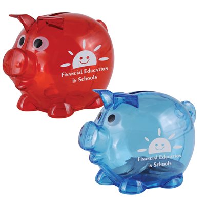 Small Plastic Piggy Bank