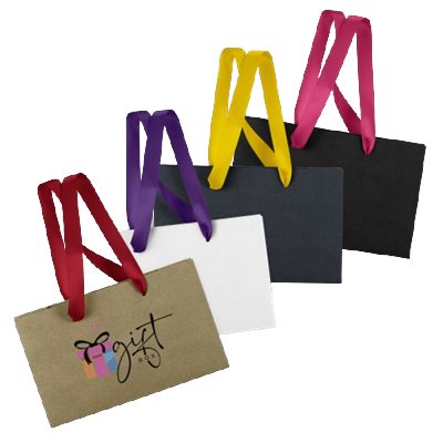 Small Ribbon Handle Paper Bag