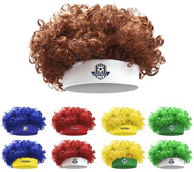 Solid Colour Afro Headband Wig