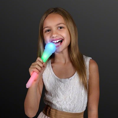 Sound Sensitive Light Up LED Microphone Toy