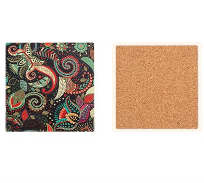 Square Shaped Ceramic Coaster