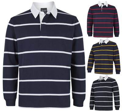 Striped Yarn Dyed Rugby Top