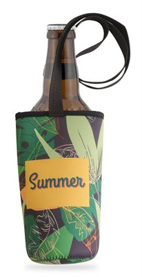 Stubby Cooler with Lanyard