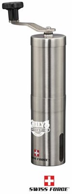 Swiss Force® Zurich Portable Coffee Grinder is the perfect companion for serious coffee aficionados.