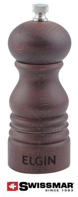 Swissmar® 140mm Walnut Coloured Wooden Pepper Grinder