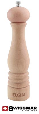 Swissmar® 260mm Natural Coloured Wooden Salt Grinder