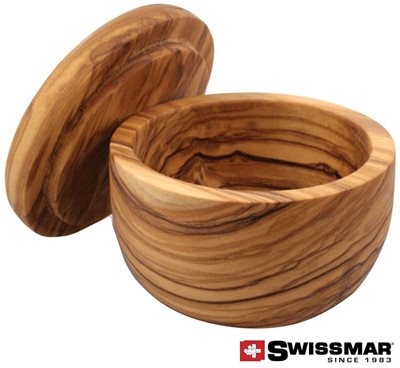 Swissmar® Napoli Olive Wood Salt Keeper