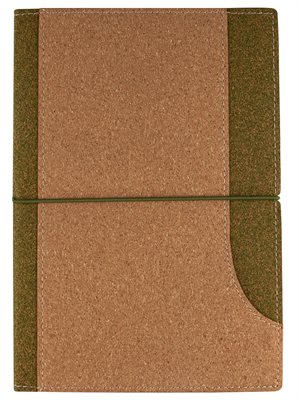 Tea Leaves & Cork A5 Notebook