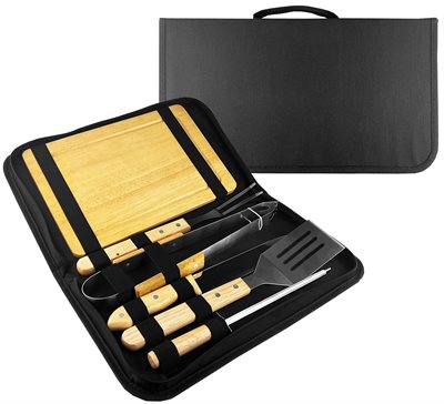 Temple 6 Piece BBQ Set