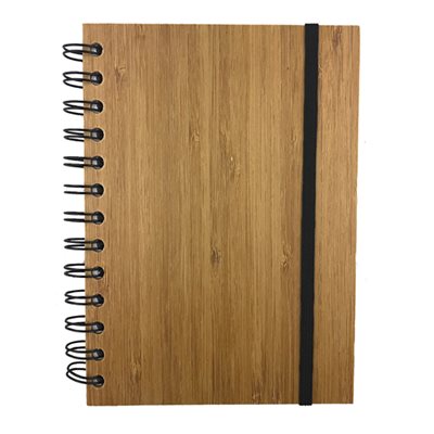Tiki Bamboo Cover Note Book