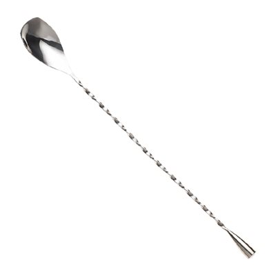 Twisted Shafted 30cm Angled Bar Spoon