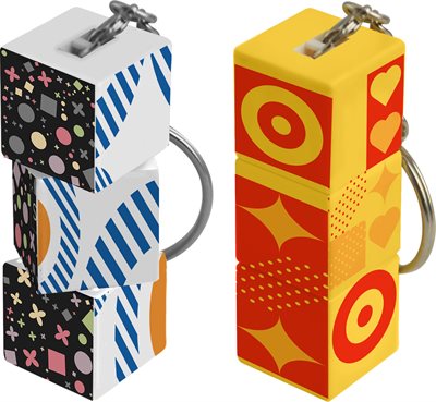 Twister Cubist Keyring