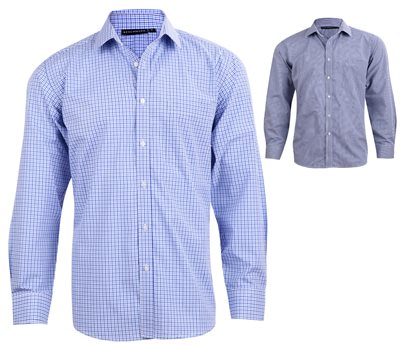 Weston Mens Multi-Tone Check Long Sleeve Shirt