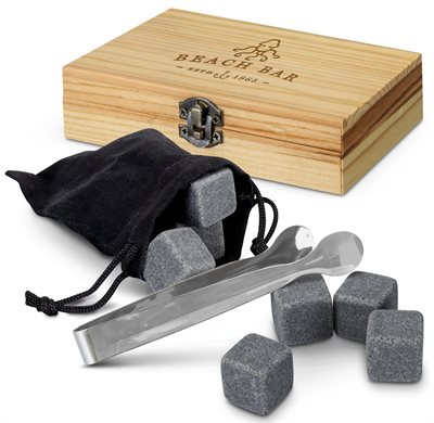Whiskey Stone 9 Piece Gift Set