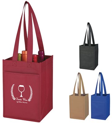 Wichita 4 Bottle Wine Tote Bag