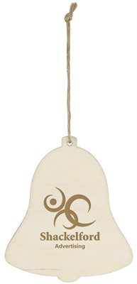 Wooden Bell Shaped Ornament