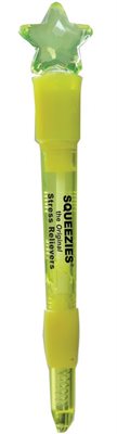 Yellow Star Light Up Pen