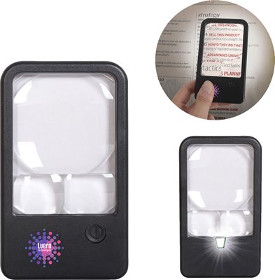 Zoom Rechargeable LED Pocket Magnifier