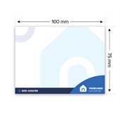 100 Sheet White 100x75mm Sticky Note Pad