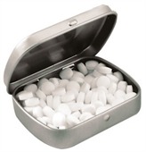 100 Sugar Free Mints Hinged Tin