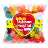 100gm Jelly Beans Mixed Colours Pillow Box